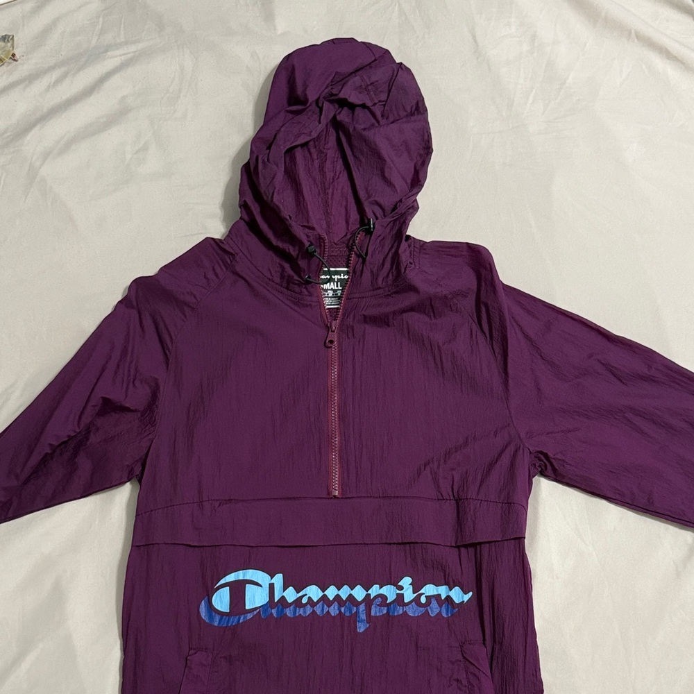 Champion Purple Windbreaker Jacket
